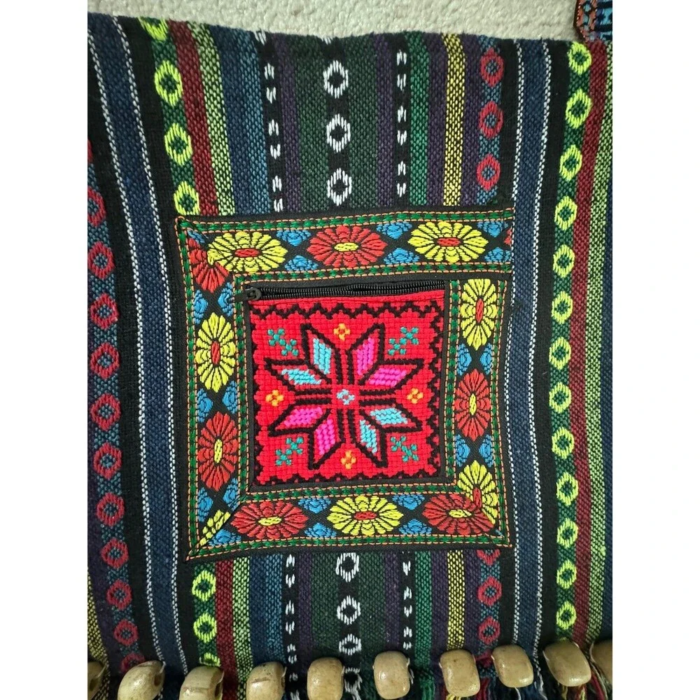 Boho Crossbody‎ Shoulder Bag Purse Crossbody Hippie Fringed NWOT